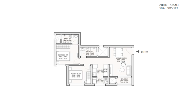 2 BHK